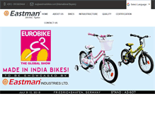 Tablet Screenshot of eastmanbikes.com